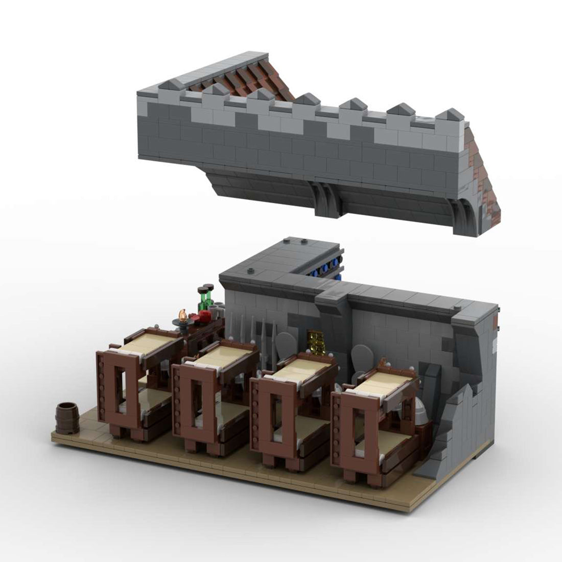 MOC-131236 H10 Barracks/Kaserna 2 | lesdiy.com