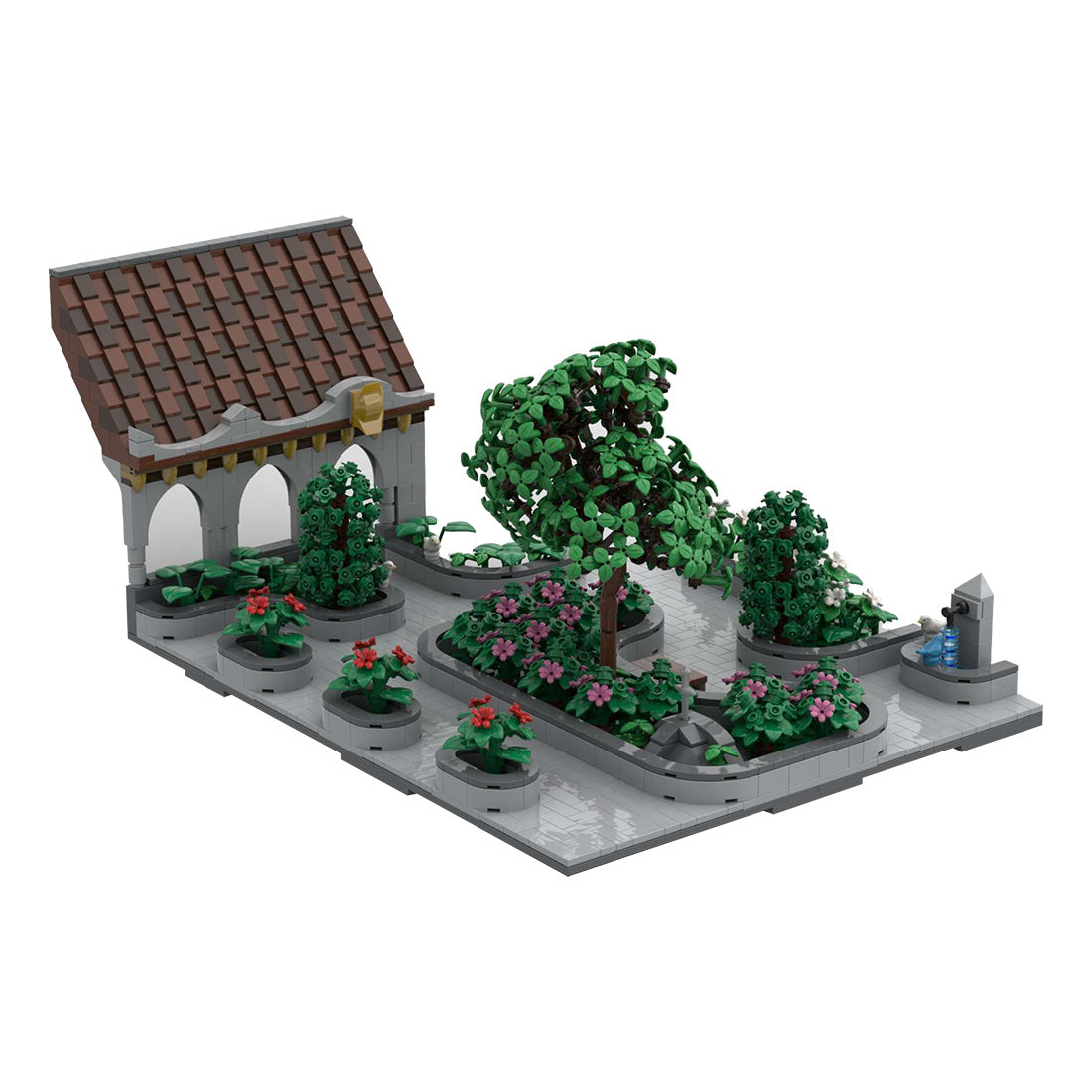 MOC-131263 H20 Palace Courtyard with park | lesdiy.com