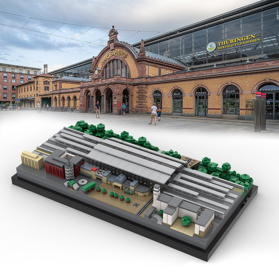 MOC-152705 Erfurt Central Station | lesdiy.com