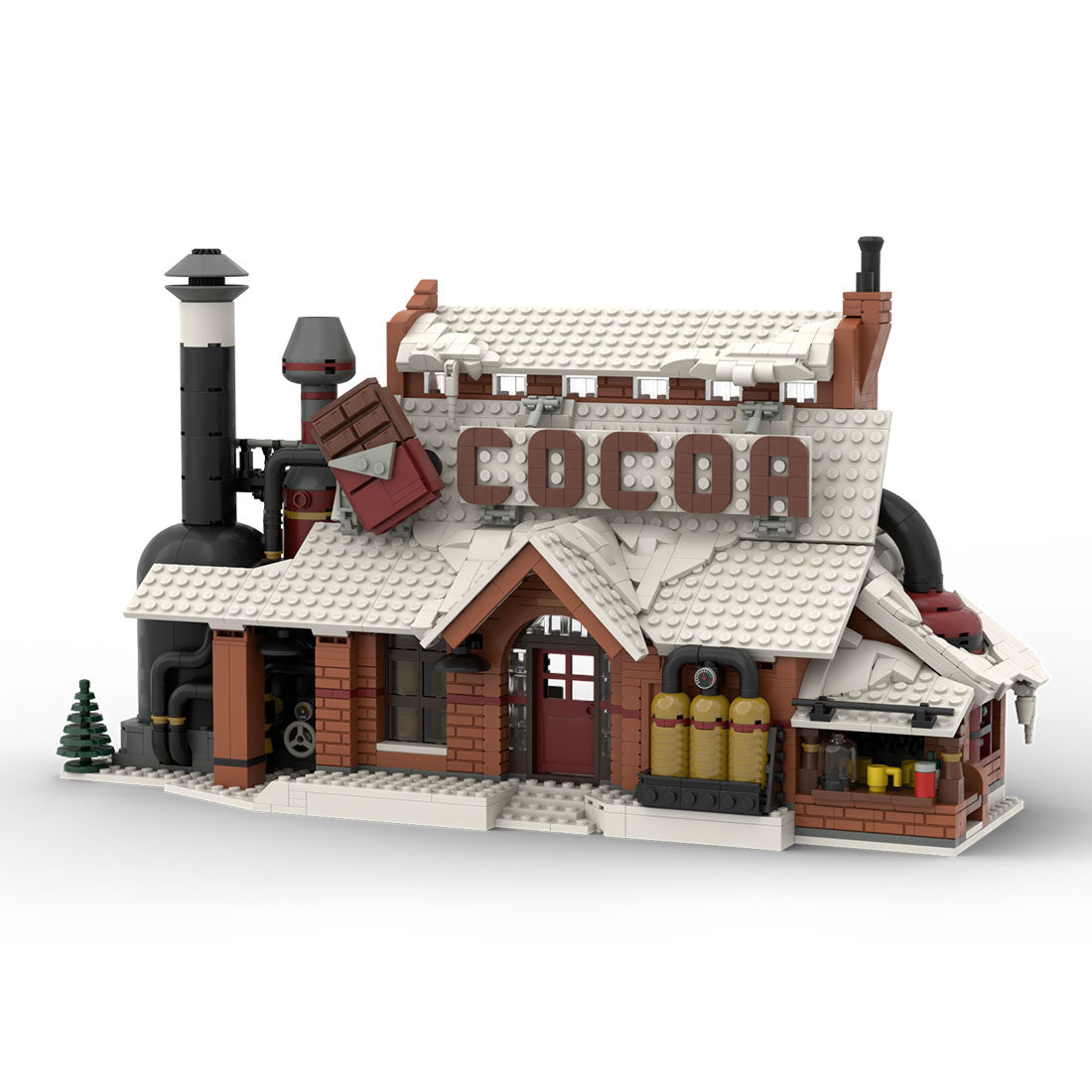 MOC-162963 Winter Village-Chocolate Factory Christmas | lesiy.com