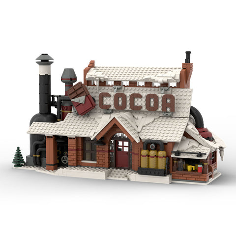 MOC-162963 Winter Village-Chocolate Factory Christmas | lesiy.com