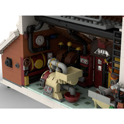 MOC-162963 Winter Village-Chocolate Factory Christmas | lesiy.com