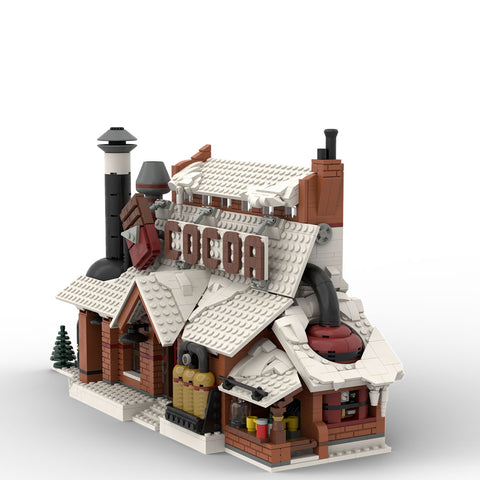 MOC-162963 Winter Village-Chocolate Factory Christmas | lesiy.com