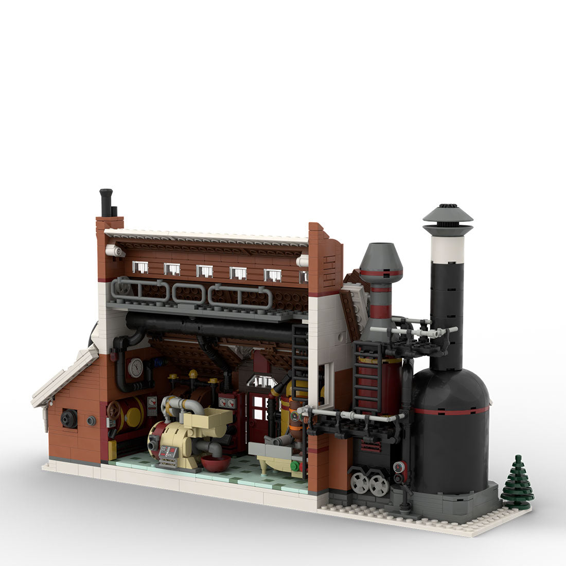 MOC-162963 Winter Village-Chocolate Factory Christmas | lesiy.com