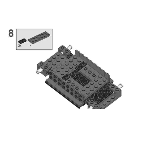 MOC-163459 Audi RS6 Avant 2019 - 8 stud wide | lesdiy.com