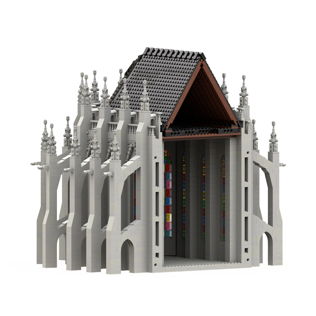 MOC-165277 Gothic Cathedral Module 1-Choir | lesdiy.com