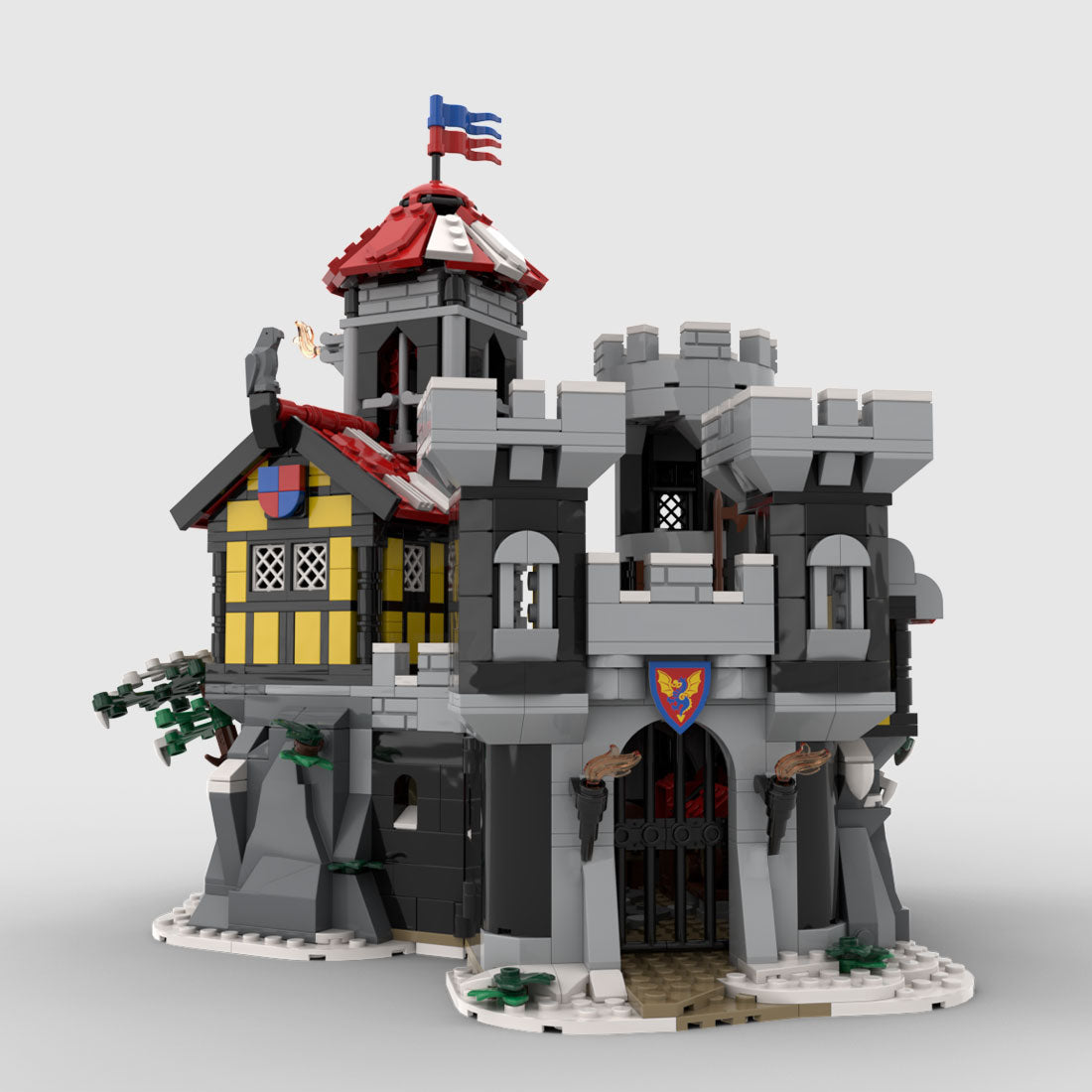 MOC-172863 Dragon Knights Castle | lesdiy.com