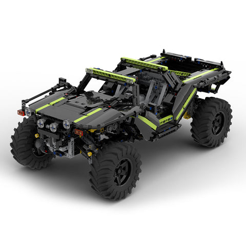 MOC-172968+MOC-166891 M41 Machine Gun Halo Warthog M12-B | lesdiy.com