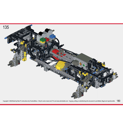 MOC-172968+MOC-166891 M41 Machine Gun Halo Warthog M12-B | lesdiy.com