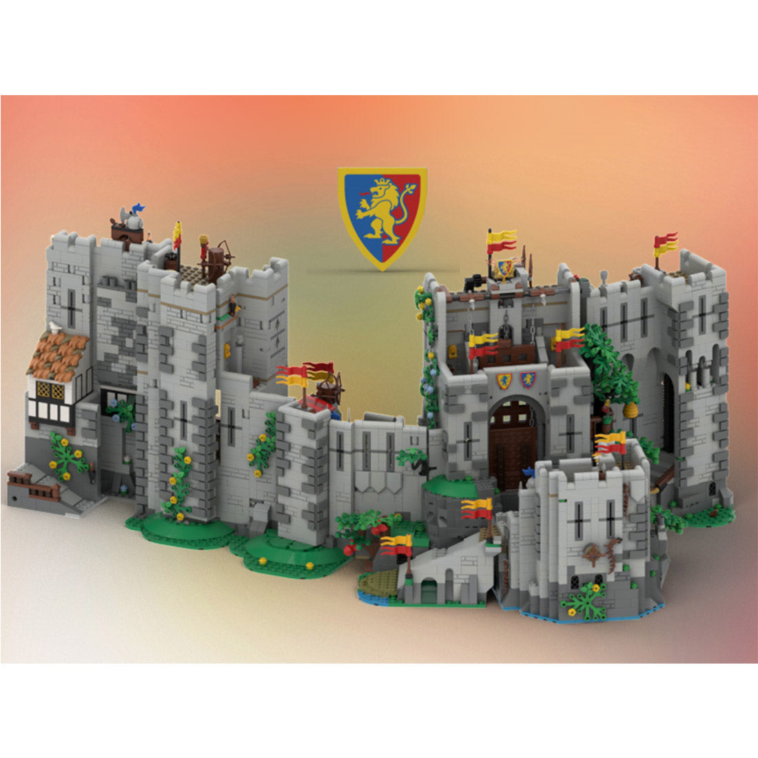 MOC-178821 Lion castle | lesdiy.com