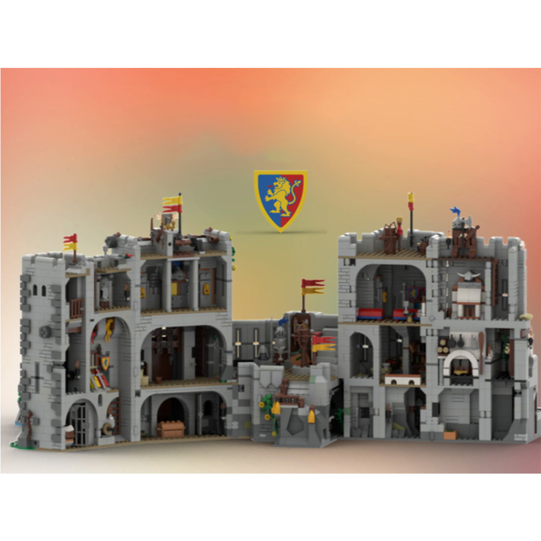 MOC-178821 Lion castle | lesdiy.com