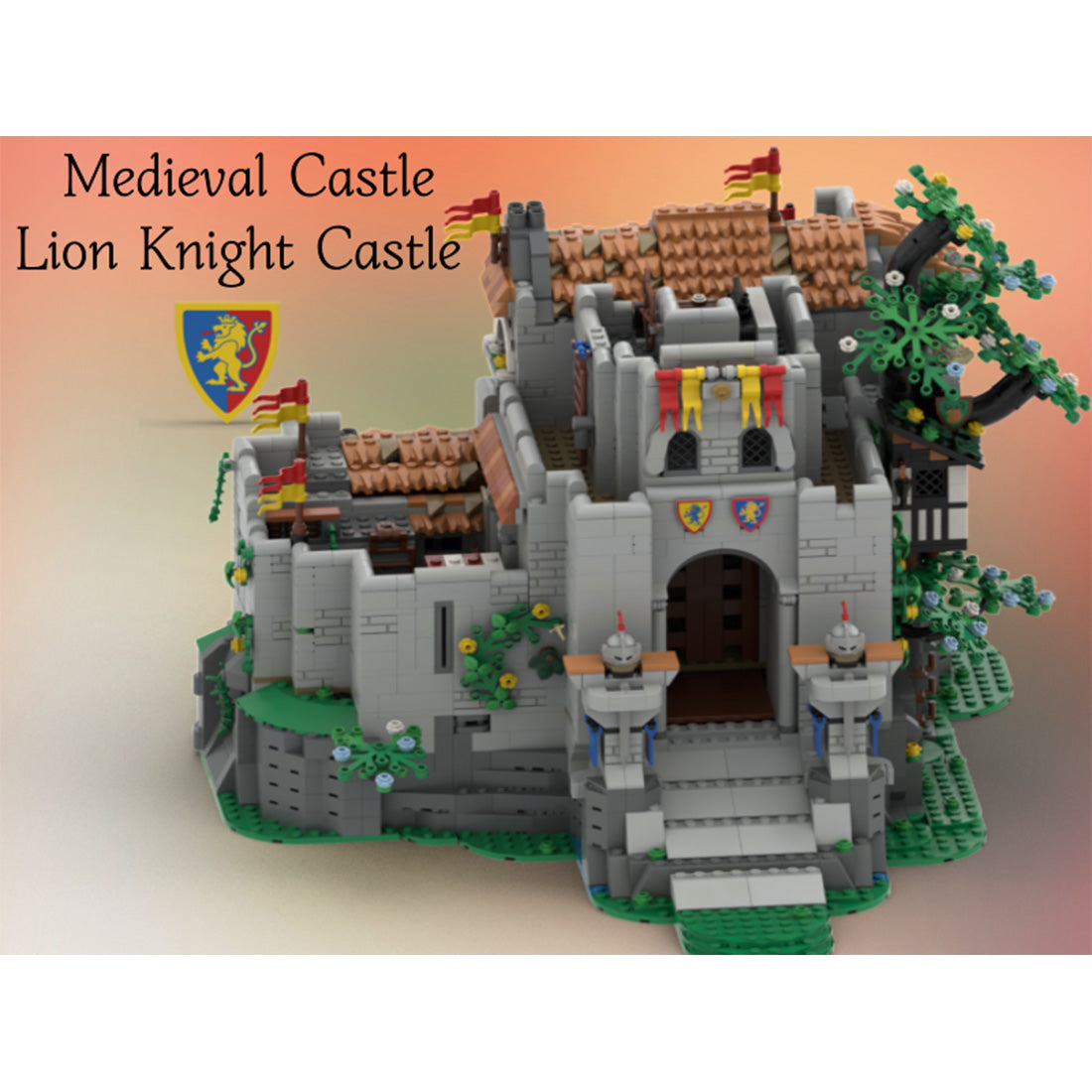 MOC-187043 Lion's caslte | lesdiy.com