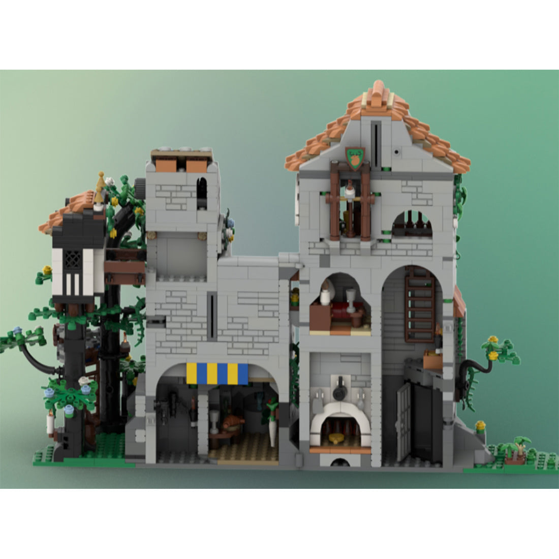 MOC-189040 Forest Castle | lesdiy.com