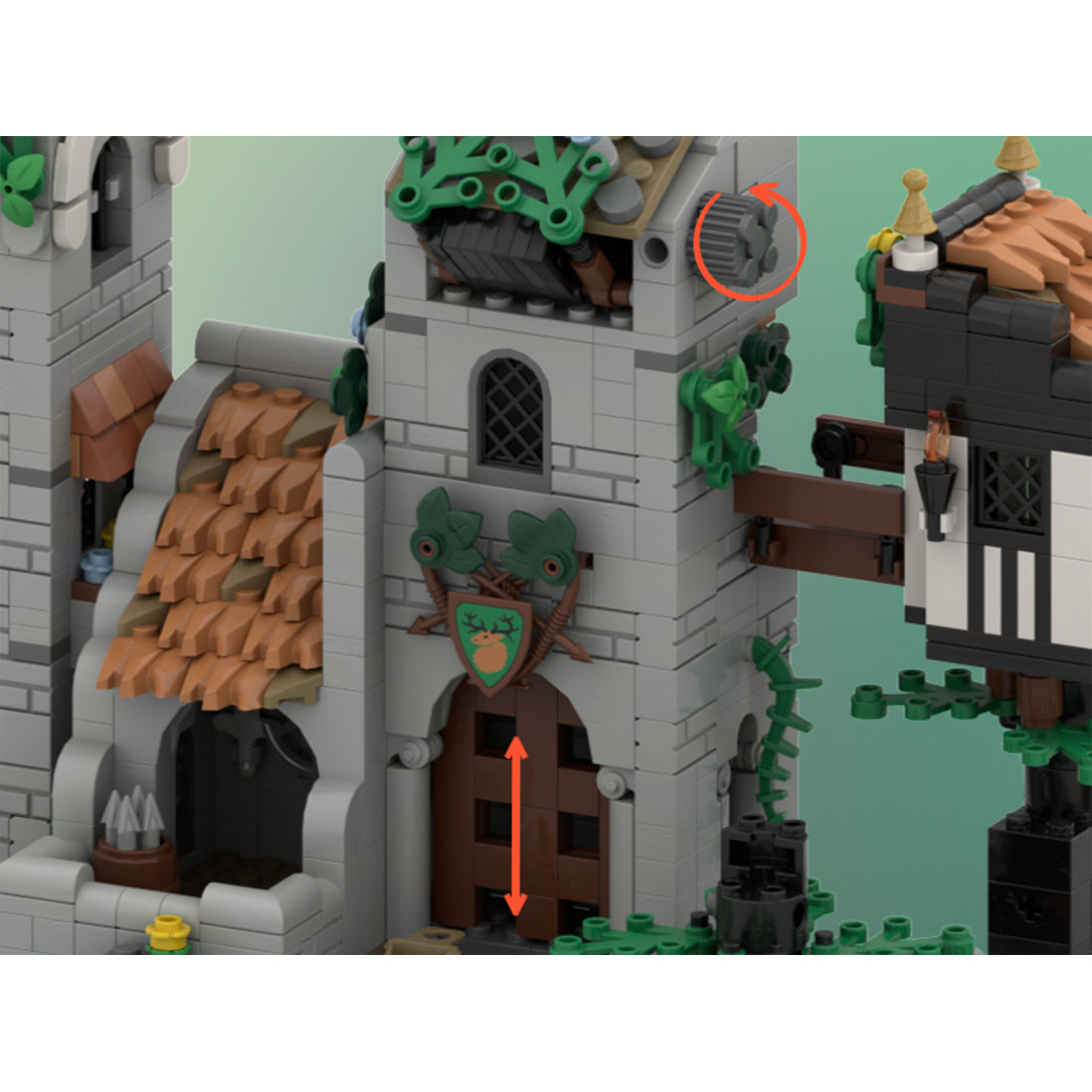 MOC-189040 Forest Castle | lesdiy.com