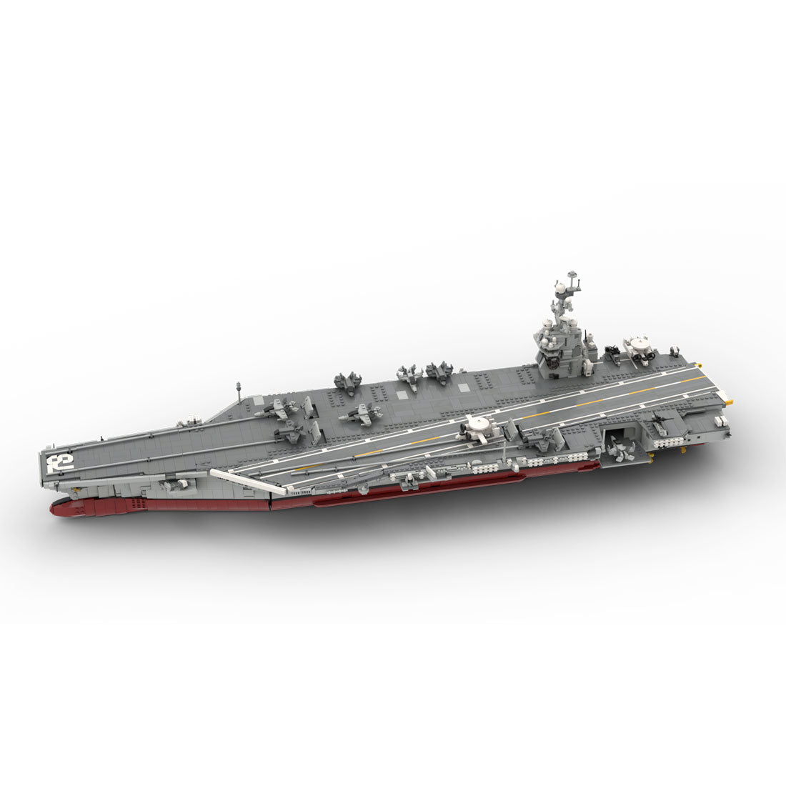 MOC-192566 CVN-78 Gerald R. Ford Aircraft Carrier 1:300 Scale | LesDiy