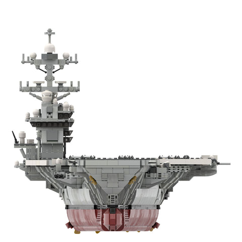 MOC-192566 CVN-78 Gerald R. Ford Aircraft Carrier 1:300 Scale | LesDiy