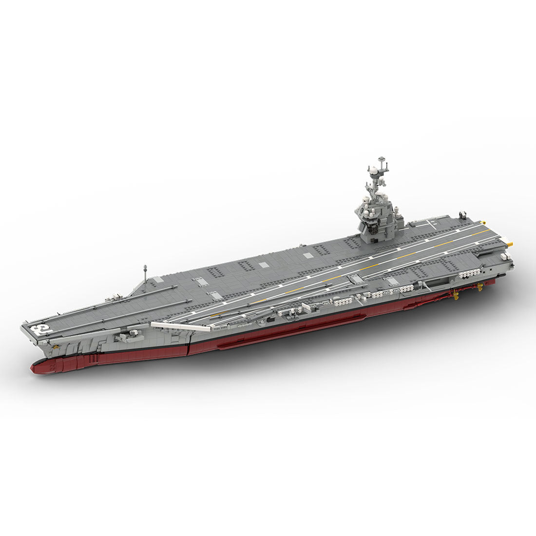 MOC-192566 CVN-78 Gerald R. Ford Aircraft Carrier 1:300 Scale | LesDiy