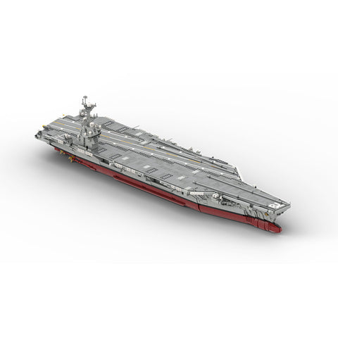 MOC-192566 CVN-78 Gerald R. Ford Aircraft Carrier 1:300 Scale | LesDiy