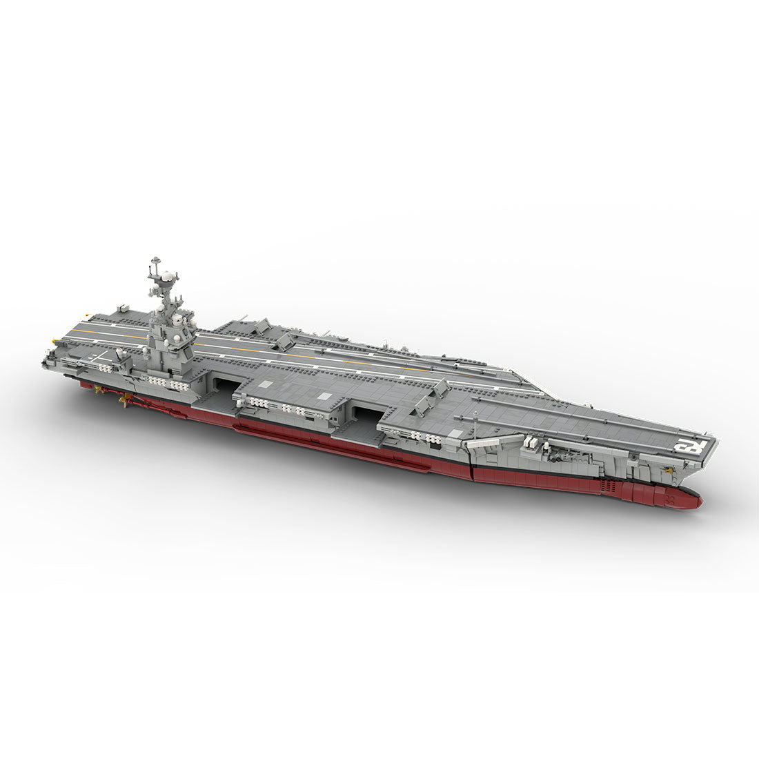 MOC-192566 CVN-78 Gerald R. Ford Aircraft Carrier 1:300 Scale | LesDiy