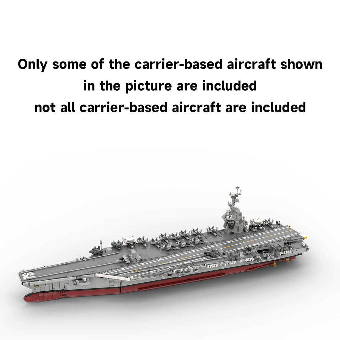 MOC-192566 CVN-78 Gerald R. Ford Aircraft Carrier 1:300 Scale | LesDiy