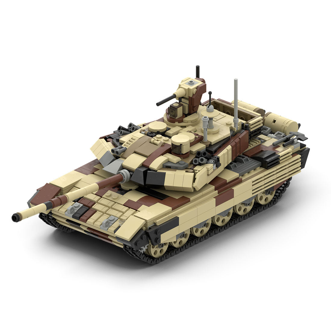 MOC-19364 T-90 MS v2 Tank | 1:35 Minifigure Scale | LesDiy