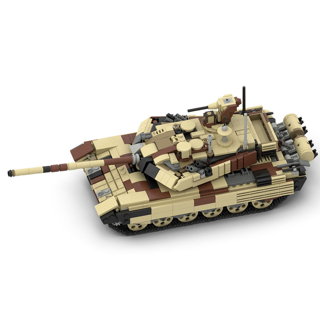 MOC-19364 T-90 MS v2 Tank | 1:35 Minifigure Scale | LesDiy