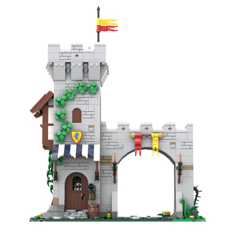 MOC-204044 Lion Knight's Modular Town Gate