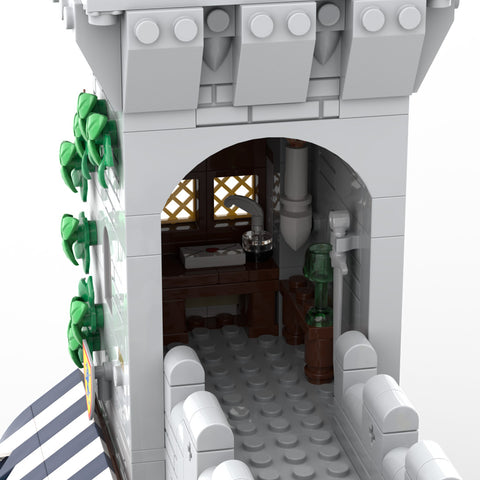 MOC-204044 Lion Knight's Modular Town Gate