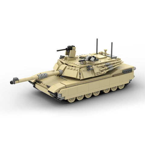 MOC-25419 M1A2 Abrams TANK | 1:33 Minifigure Scale | LesDiy