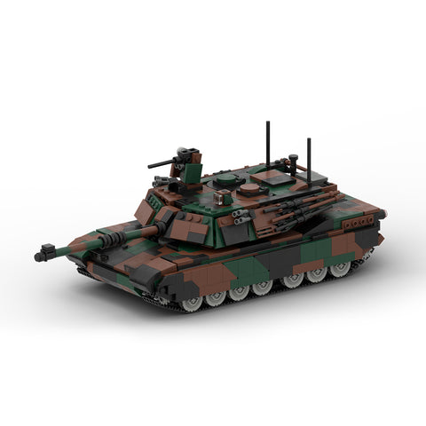 MOC-25419 M1A2 Abrams TANK | 1:33 Minifigure Scale | LesDiy