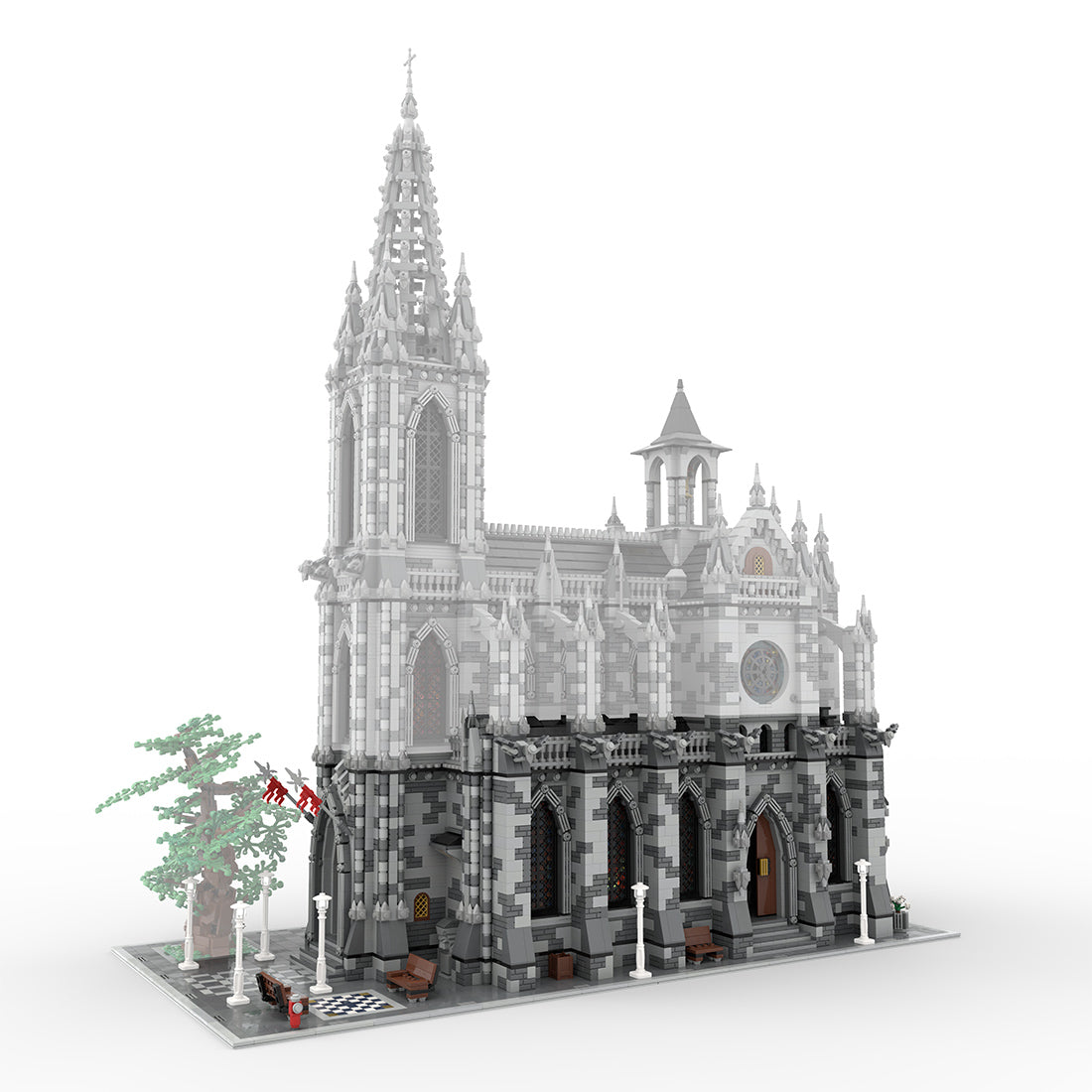 MOC-29962 Gothic Cathedral Module A | lesdiy.com