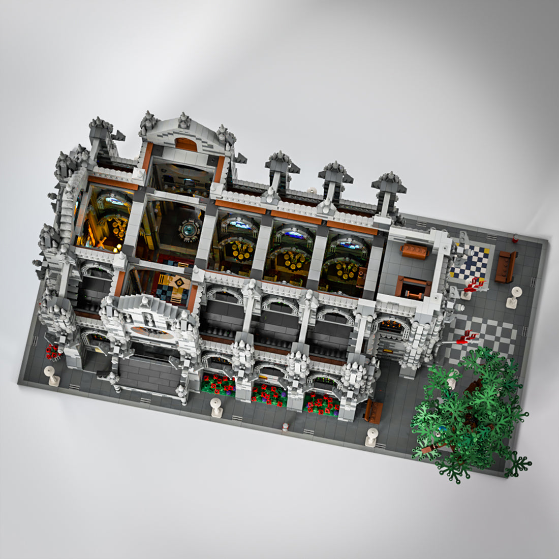 MOC-29962 Gothic Cathedral Module A | lesdiy.com