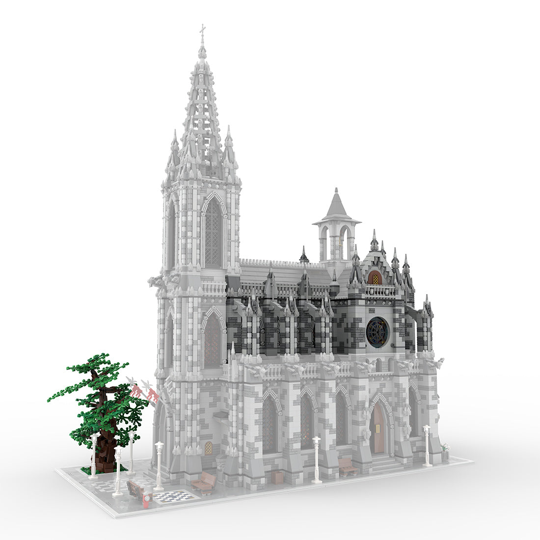 MOC-29962 Gothic Cathedral Module B | lesdiy.com