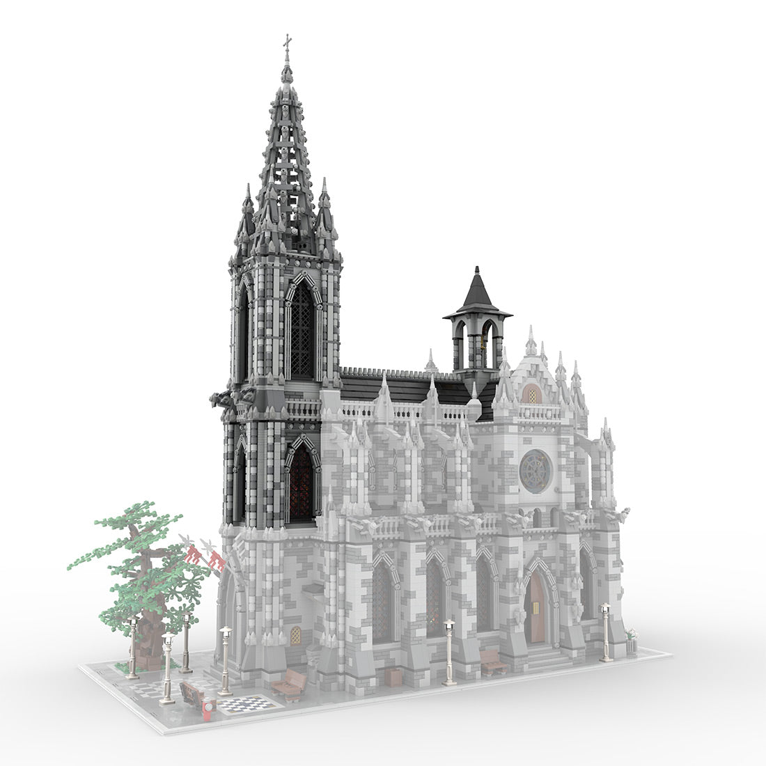 MOC-29962 Gothic Cathedral Module C | lesdiy.com