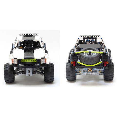 MOC-3320 Monster Energy Recoil Baja Truck | lesdiy.com