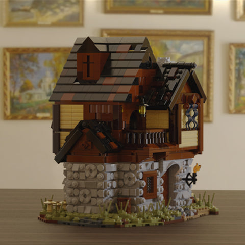 MOC-49535 MOC Custom Medieval House | lesdiy.com