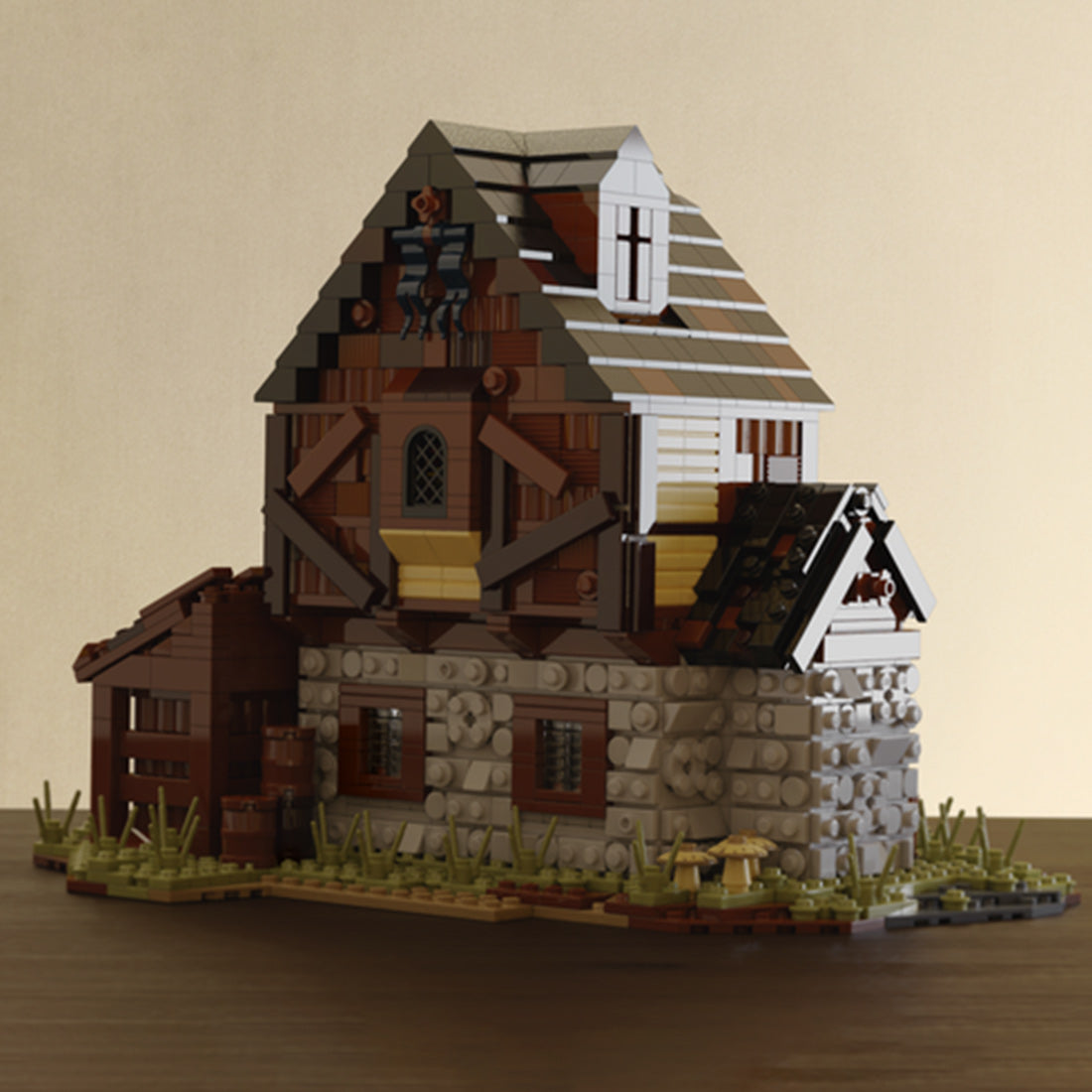 MOC-49535 MOC Custom Medieval House | lesdiy.com