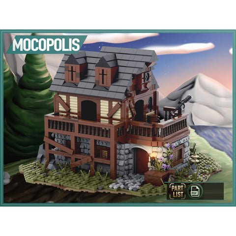 MOC-49665 MOC Medieval House #2 (Inn) | lesdiy.com