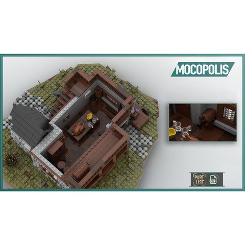 MOC-49665 MOC Medieval House #2 (Inn) | lesdiy.com