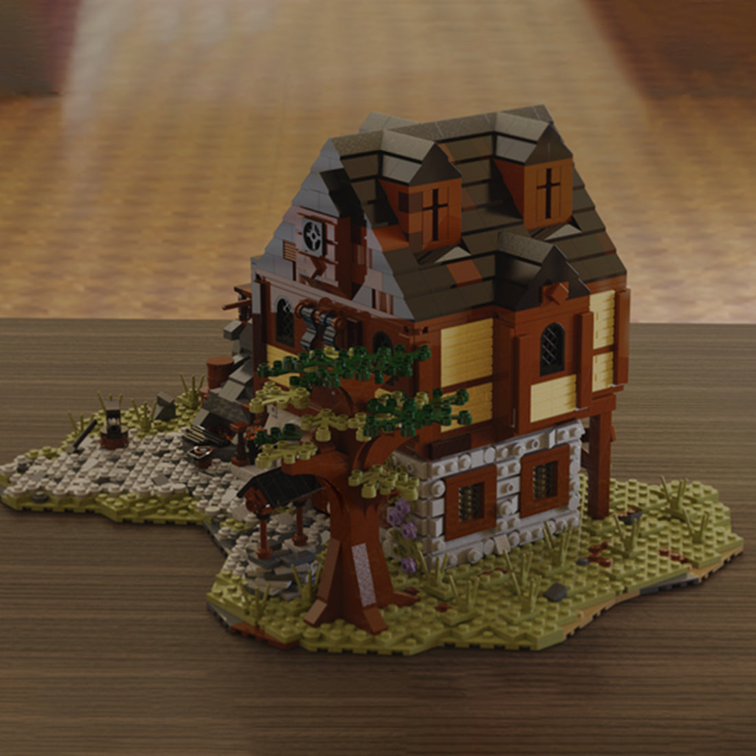 MOC-49666 Medieval Smithy | lesdiy.com