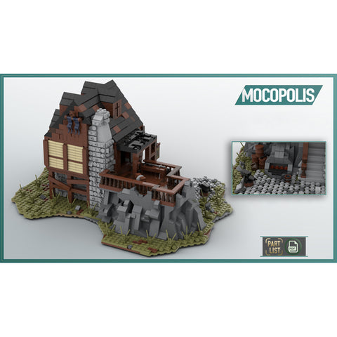 MOC-49666 Medieval Smithy | lesdiy.com