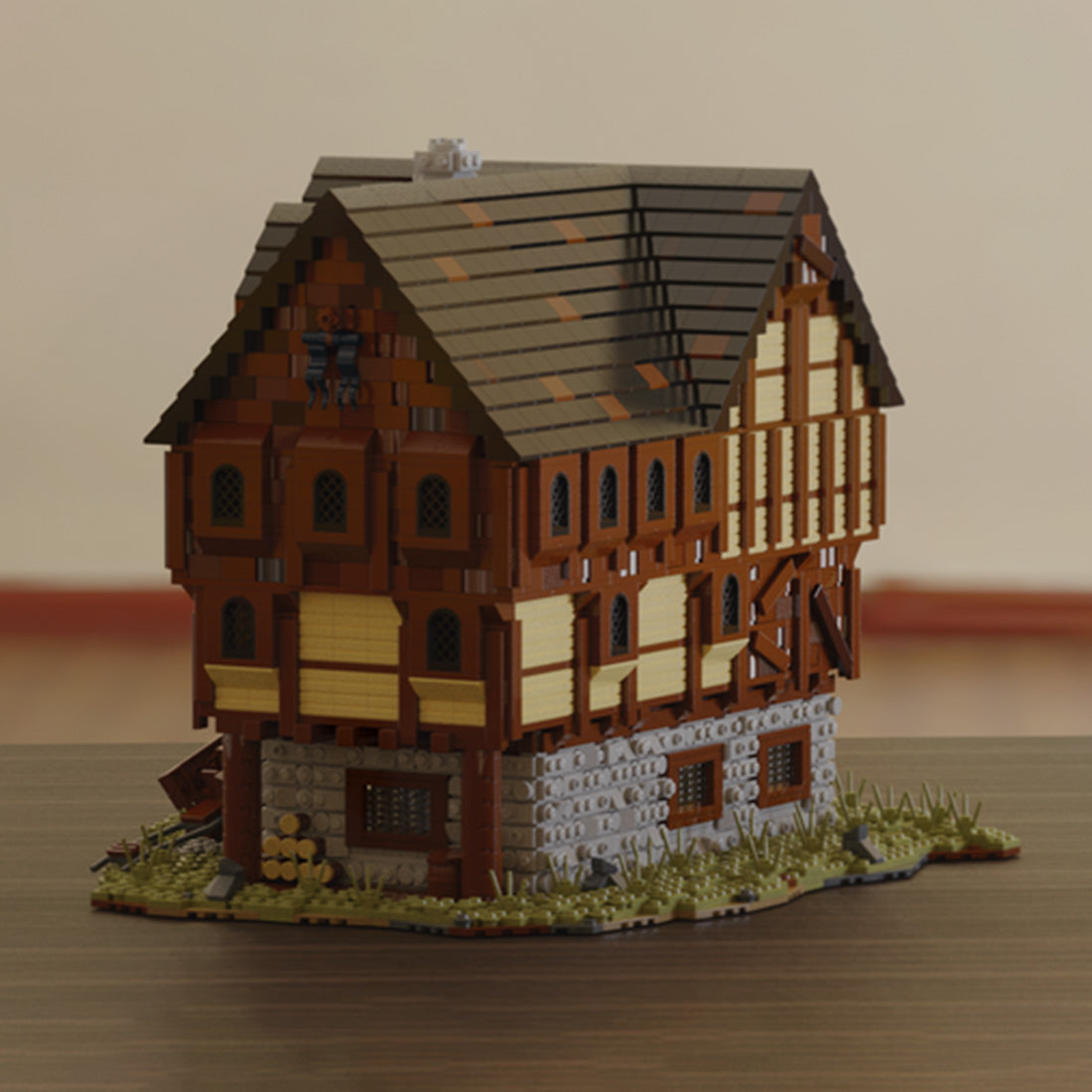 MOC-49721 Medieval Tavern House | lesdiy.com