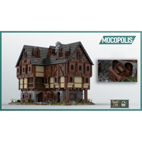 MOC-49721 Medieval Tavern House | lesdiy.com