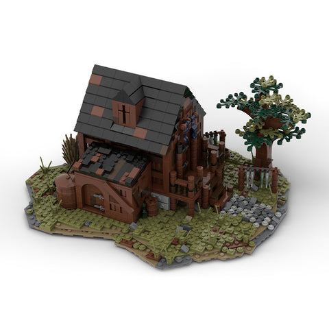 MOC-49723 MOC Medieval Fisherman`s House | lesdiy.com