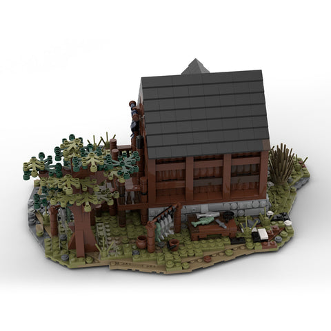 MOC-49723 MOC Medieval Fisherman`s House | lesdiy.com