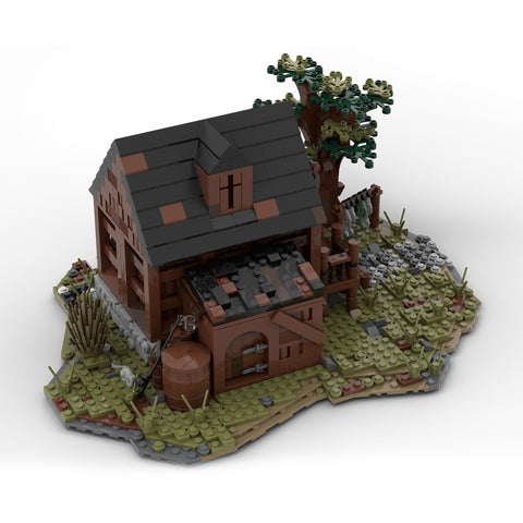 MOC-49723 MOC Medieval Fisherman`s House | lesdiy.com