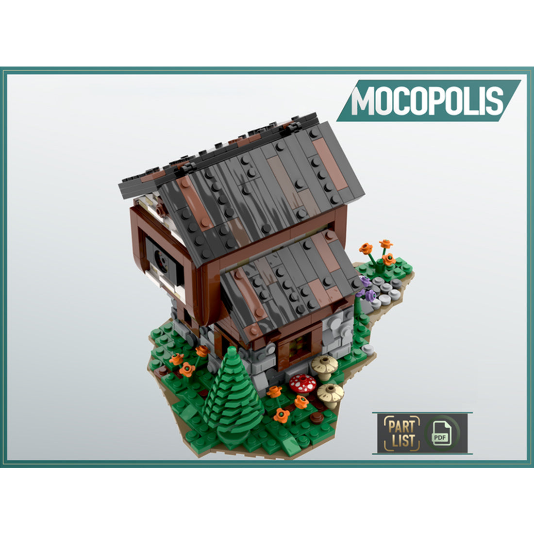 MOC-57549 Mini Medieval House | lesdiy.com