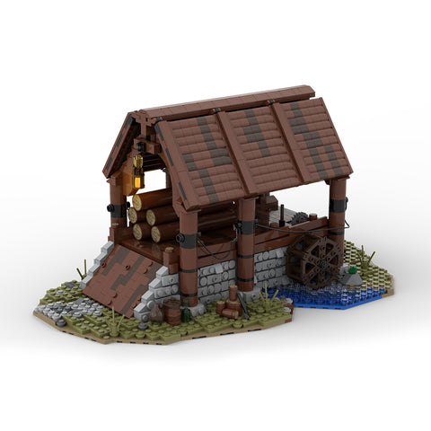 MOC-76358 Medieval Sawmill | lesdiy.com