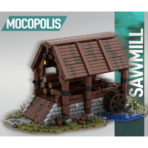 MOC-76358 Medieval Sawmill | lesdiy.com