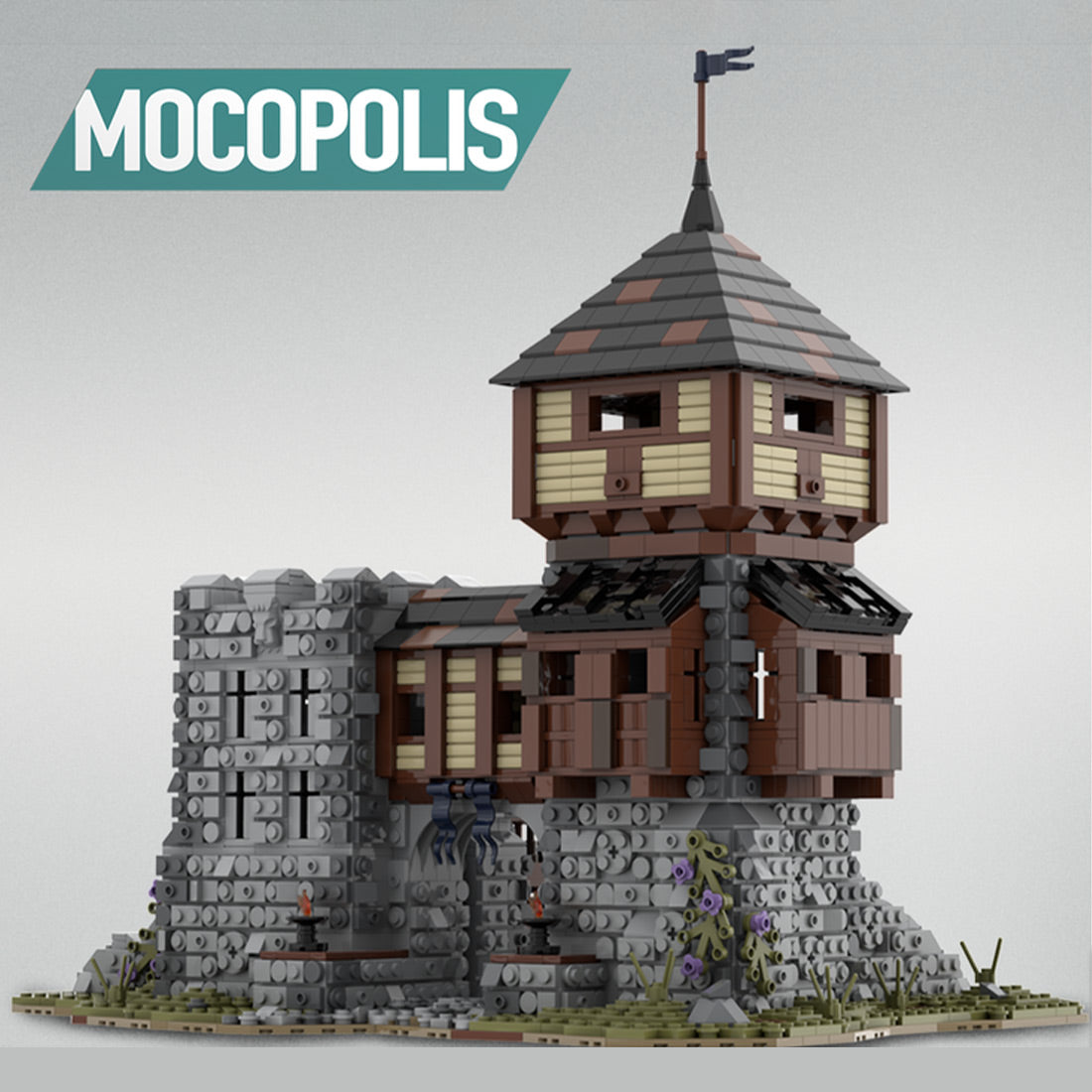 MOC-76512 MOC Medieval Fortress | lesdiy.com